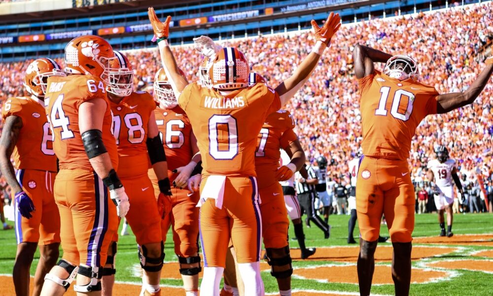 Playing time breakdown Clemson v. South Carolina The TFF News